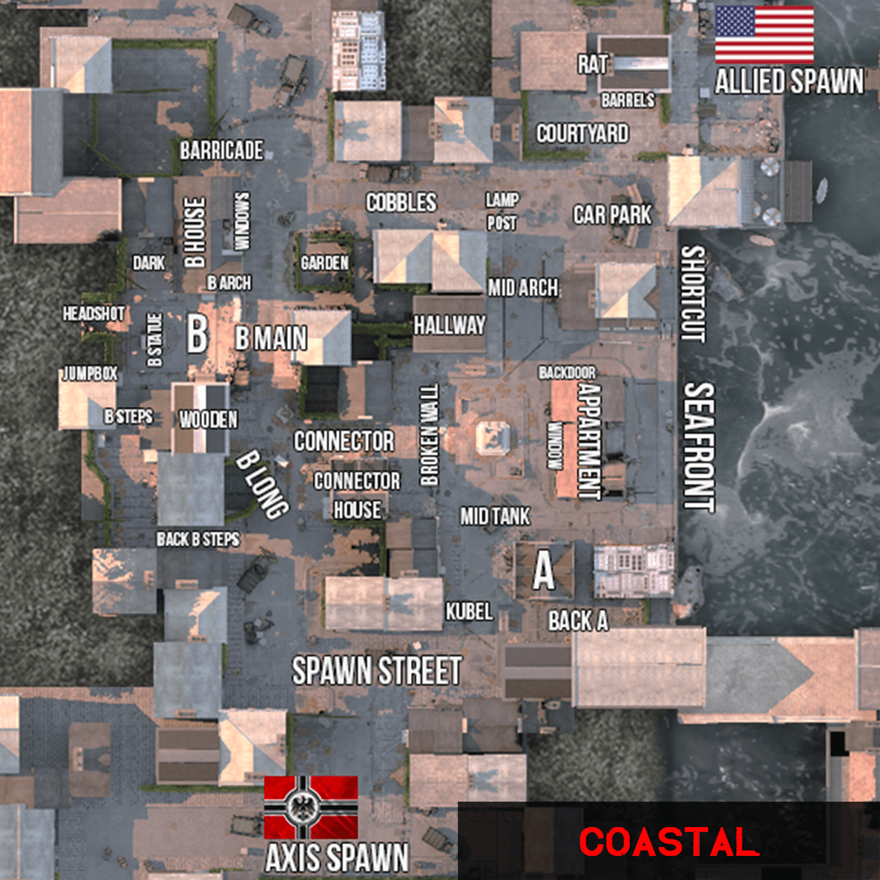 BATTALION 1944 - Competitive Map Callouts