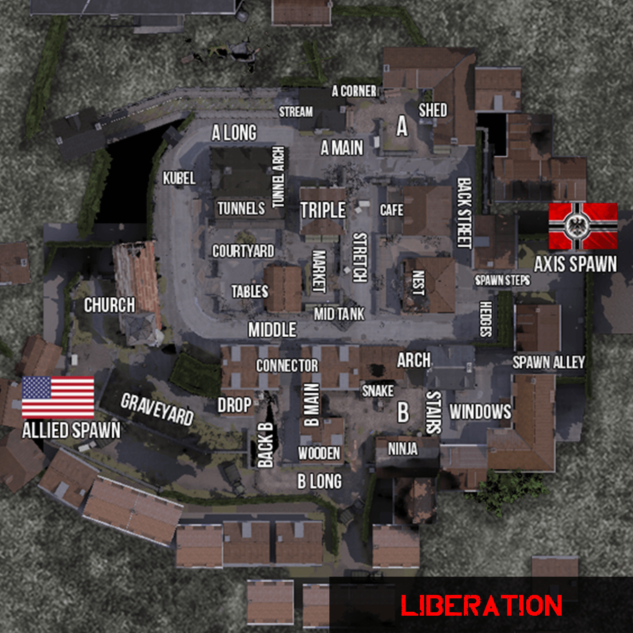 BATTALION 1944 - Competitive Map Callouts