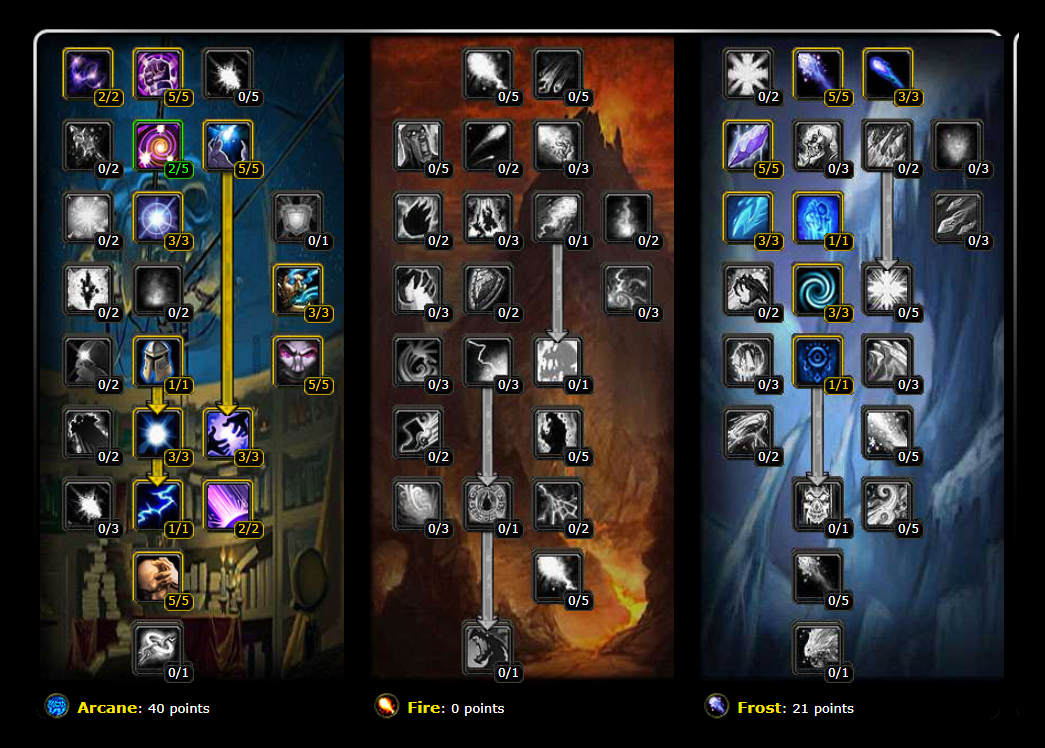 WoW Burning Crusade (TBC) Classic - Mage PvE DPS Spec, Builds, and Talents 22