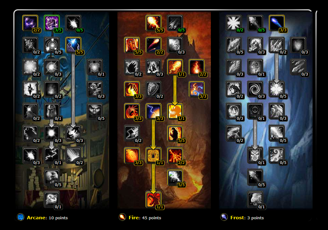 WoW Burning Crusade (TBC) Classic - Mage PvE DPS Spec, Builds, and Talents 99