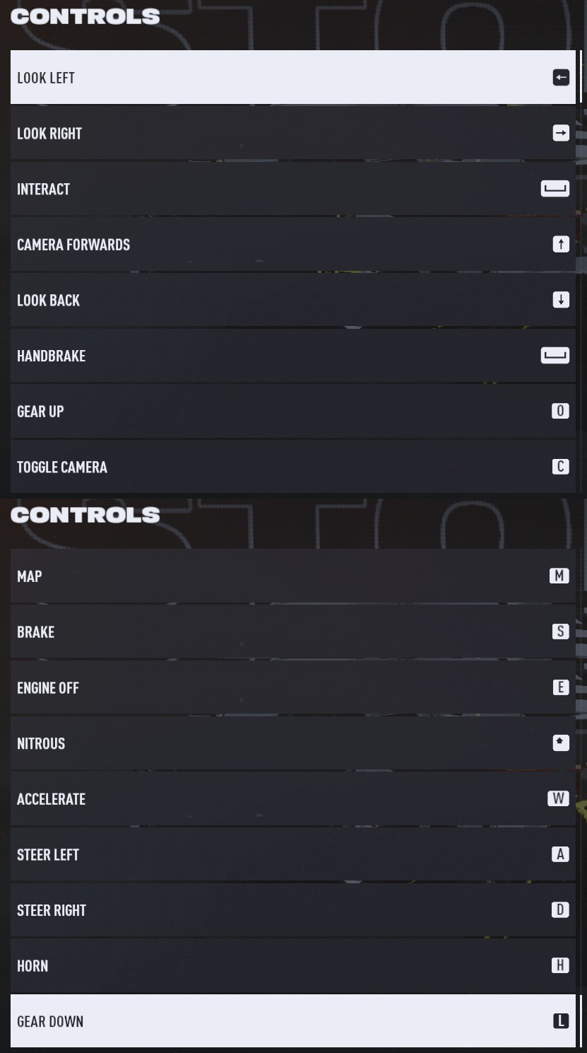 PC Controls for Need for Speed Unbound PC Controls for Need for Speed Unbound